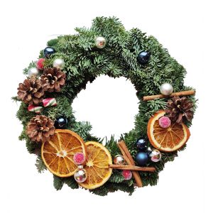 Новогодний венок из пихты